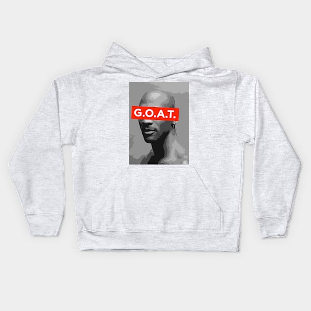 MJ G.O.A.T. Kids Hoodie by Tee4daily